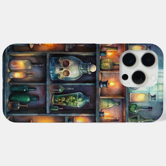 Gothic Potion Bottles - Dark Fantasy Witchy Case-Mate iPhone Case (Achterkant (horizontaal))