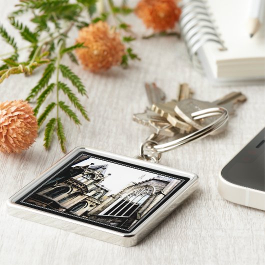 'Gothic' Premium-Sleutelhanger Sleutelhanger (Zijkant)