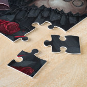 Gothic Princess Gothic Fantasy Art Jigzaag Puzzle Legpuzzel (Zijkant)