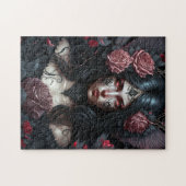 Gothic Princess Gothic Fantasy Art Jigzaag Puzzle Legpuzzel (Horizontaal)