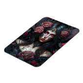 Gothic Princess Gothic Fantasy Art Magnet Magneet (Linkerzijde)