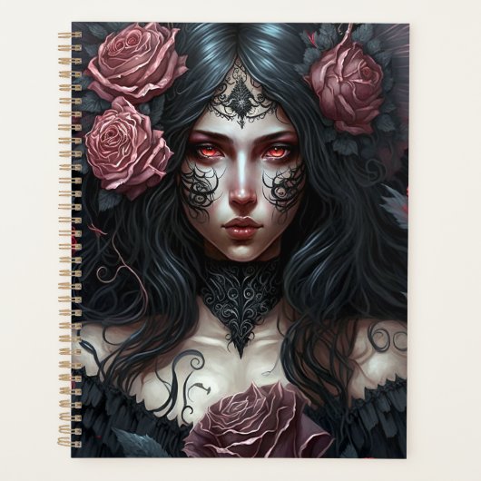 Gothic Princess Gothic Fantasy Art Planner (Voorkant)