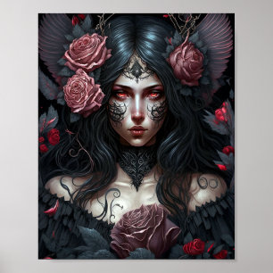Gothic Princess Gothic Fantasy Art Poster