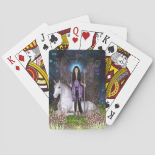 Gothic Princess & Unicorn Pokerkaarten
