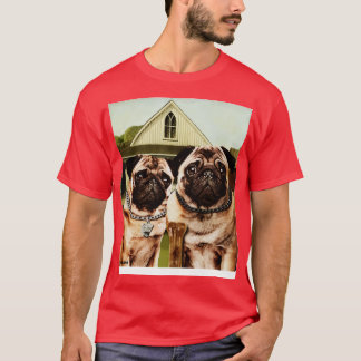 Gothic pugs t-shirt