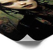 Gothic Punk Elf Fantasy Art Poster (Hoek)