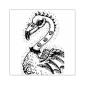 GOTHIC PUNK ROCKER FLAMINGO, SCHEDELS, VERRIJKT HA RUBBERSTEMPEL (Afrduk)
