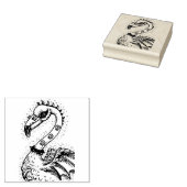 GOTHIC PUNK ROCKER FLAMINGO, SCHEDELS, VERRIJKT HA RUBBERSTEMPEL (Gestempeld)
