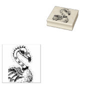 GOTHIC PUNK ROCKER FLAMINGO, SCHEDELS, VERRIJKT HA RUBBERSTEMPEL (Gestempeld)