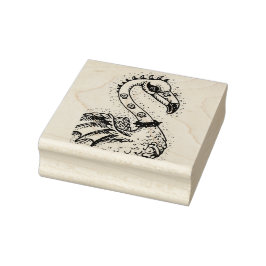 GOTHIC PUNK ROCKER FLAMINGO, SCHEDELS, VERRIJKT HA RUBBERSTEMPEL