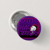 Gothic Punk Terrors Ronde Button 3,2 Cm (Voorkant /achterkant)