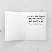 Gothic Punk Verjaardag Kaart (Binnen)