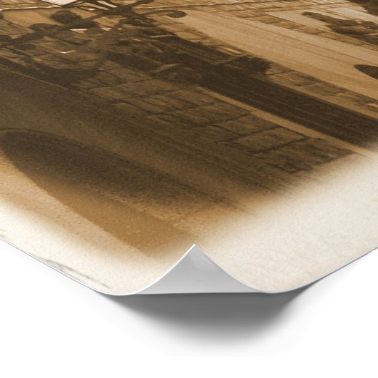 Gothic Quarter Barcelona Poster (Hoek)