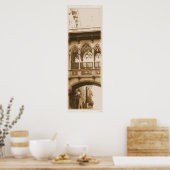 Gothic Quarter Barcelona Poster (Keuken)