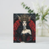 Gothic Queen Briefkaart (Staand voorkant)