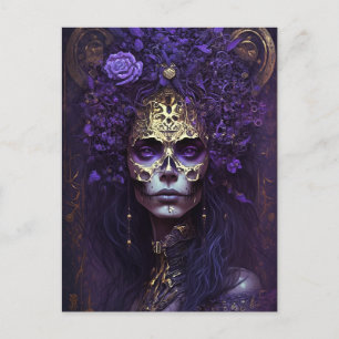 Gothic Queen Fantasy Art Briefkaart