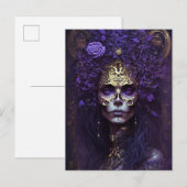 Gothic Queen Fantasy Art Briefkaart (Voorkant / Achterkant)