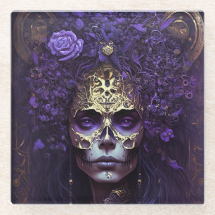 Gothic Queen Fantasy Art Glass Onderzetter
