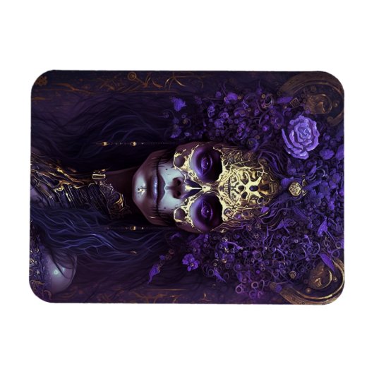 Gothic Queen Fantasy Art Magnet Magneet (Horizontaal)
