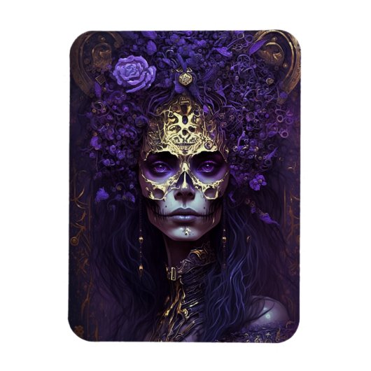 Gothic Queen Fantasy Art Magnet Magneet (Verticaal)
