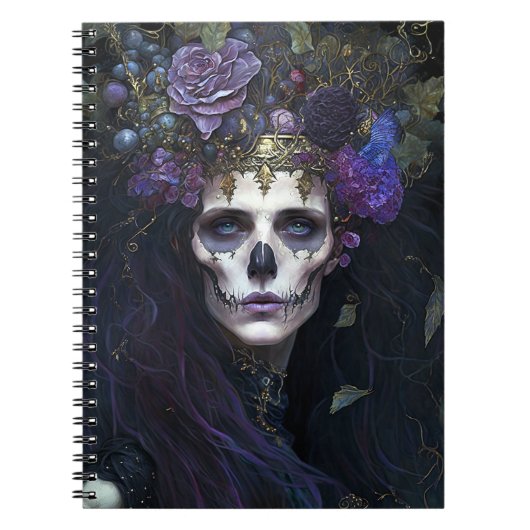 Gothic Queen Fantasy Art Notitieboek (Voorkant)