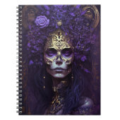 Gothic Queen Fantasy Art Notitieboek (Voorkant)