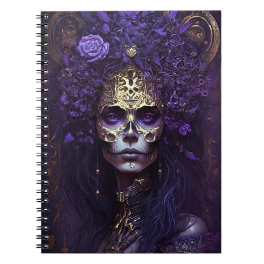 Gothic Queen Fantasy Art Notitieboek (Voorkant)