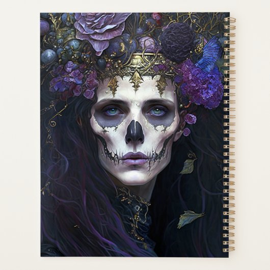 Gothic Queen Fantasy Art Planner (Achterkant)