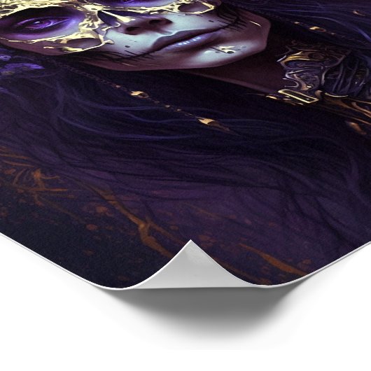 Gothic Queen Fantasy Art Poster (Hoek)