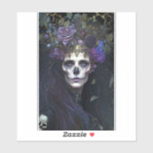 Gothic Queen Fantasy Art Sticker (Vel)
