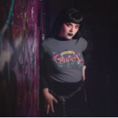 Gothic Queen Floral Graphic T-shirt