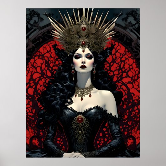 Gothic Queen Poster (Voorkant)
