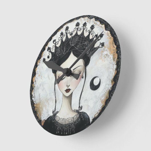 Gothic Queen Ronde Klok (Hoek)