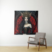 Gothic Queen Wandkleed (In situ)