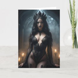 Gothic Queen Wenskaart Dank u kaart