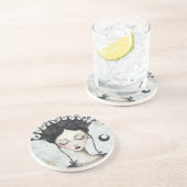 Gothic Queen zandsteen Onderzetter (Zijkant)