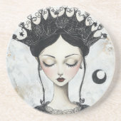 Gothic Queen zandsteen Zandsteen Onderzetter (Voorkant)