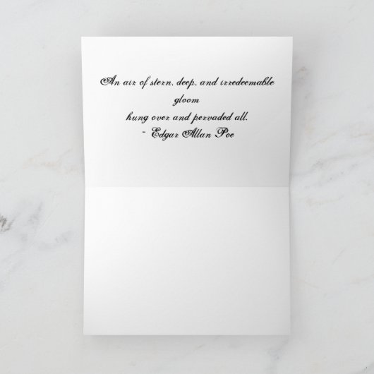 Gothic Quotables Kaart van het Oude Huis (Binnen)