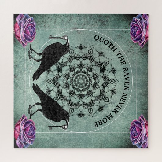 Gothic Quoth de Raven nooit meer Legpuzzel (Horizontaal)