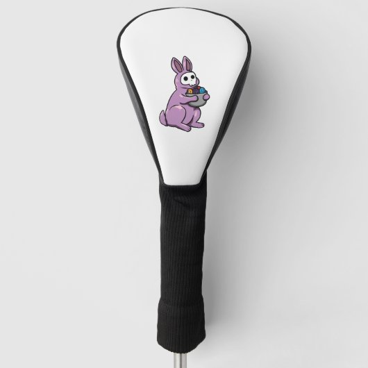 Gothic Rabbit Gothic Bunny Gothic Easter Emo Gothi Golfheadcover (Voorkant)