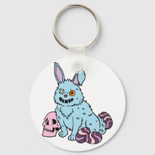 Gothic Rabbit Gothic Bunny Gothic Easter Emo Gothi Sleutelhanger