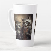Gothic Raccoons Latte Mok (Linkerhoek)