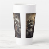Gothic Raccoons Latte Mok (Voorkant)