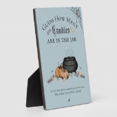 Gothic raden hoeveel Snoepjes Baby shower spel Fotoplaat (Zijkant)