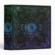 Gothic Rainbow Black Leather Book of Shadows