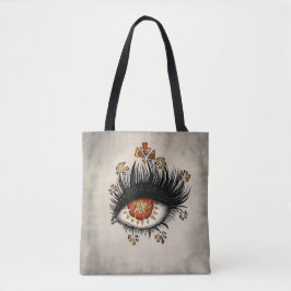 Gothic rare oogkunst tote bag
