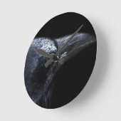 Gothic Raven and Crow Familiar Ronde Klok (Hoek)