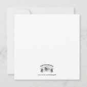 Gothic Raven and Crows Halloween Party Kaart (Achterkant)