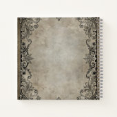 Gothic Raven and Roses Journal Notebook Notitieboek (Achterkant)