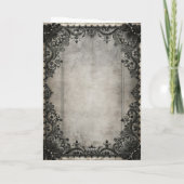 Gothic Raven Art Notitiekaartje (Achterkant)